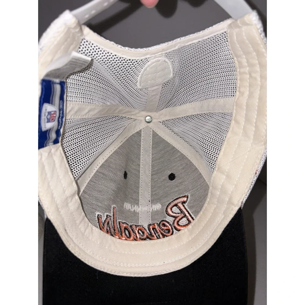 Vintage Reebok Cincinnati Bengals Football Mesh Baseball Cap Adjustable Y2K